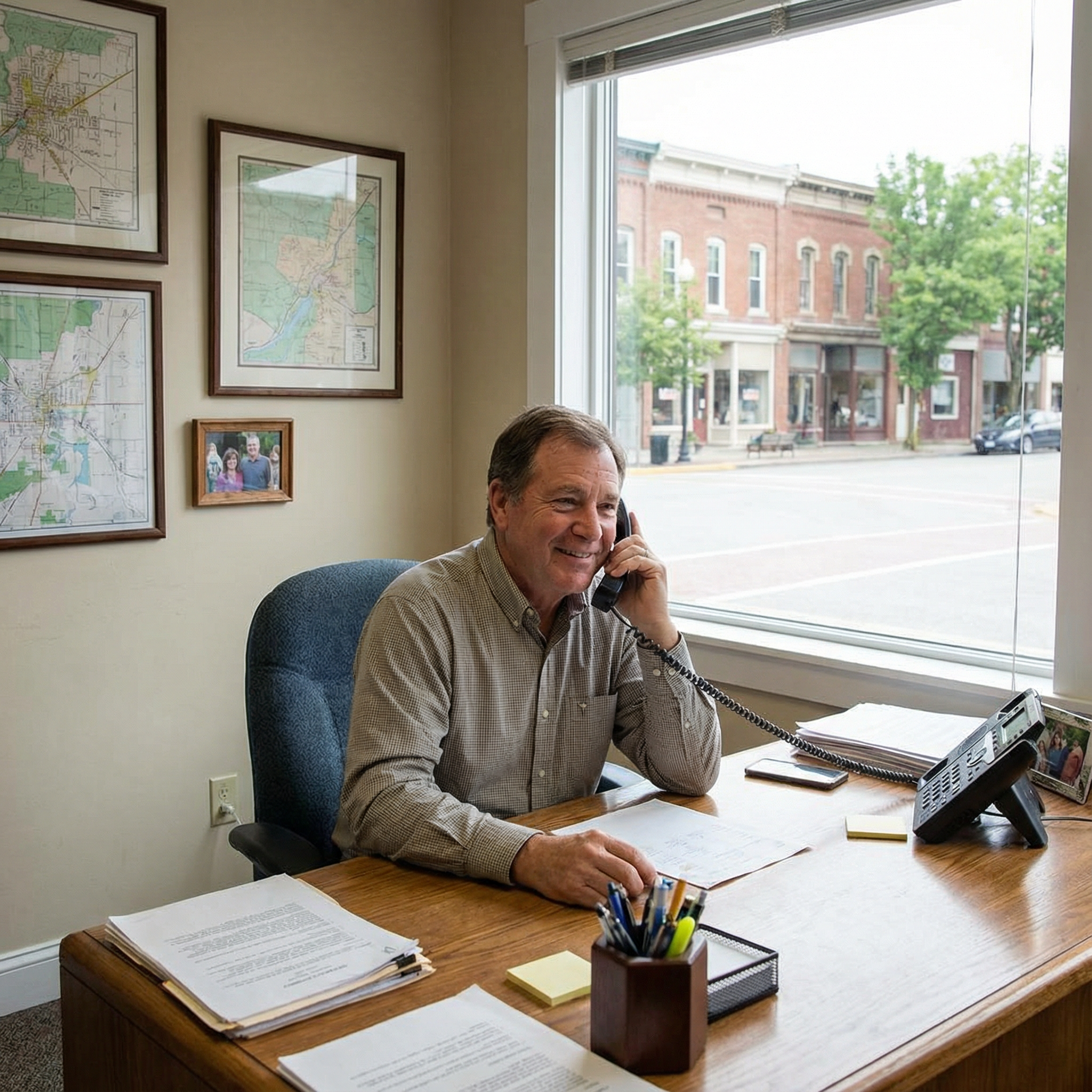 House with sold sign